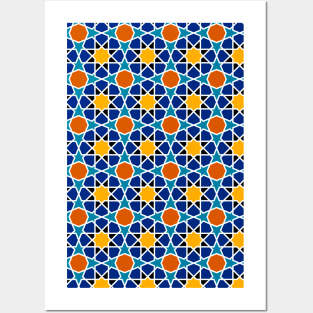 Arabic pattern Posters and Art